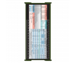 WhiteCoat Clipboard® Trifold - Army Green Anesthesia Edition